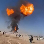 آتش سوزی گسترده در گمرک مرز D ایران و افغانستان و واکنش های اولیه
