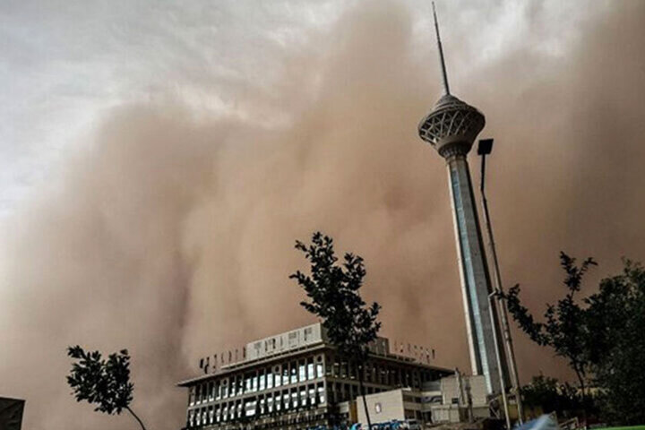 هشدار تشدید خیزش گردوخاک در تهران و ۱۰ استان دیگر
